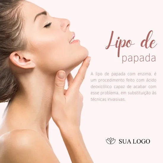 Imagem do Produto Posts Prontos para Clínica de Estética Facial e Corporal Editáveis no Canva com Títulos e Legendas