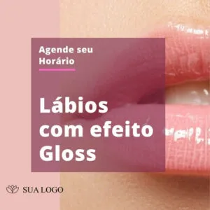 Imagem do Produto Posts Prontos para Clínica de Estética Facial e Corporal Editáveis no Canva com Títulos e Legendas