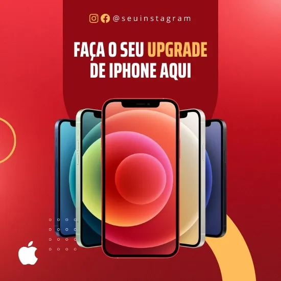 Imagem do produto Posts para Ofertas e Promoções de Smartfones Artes Editáveis no Canva