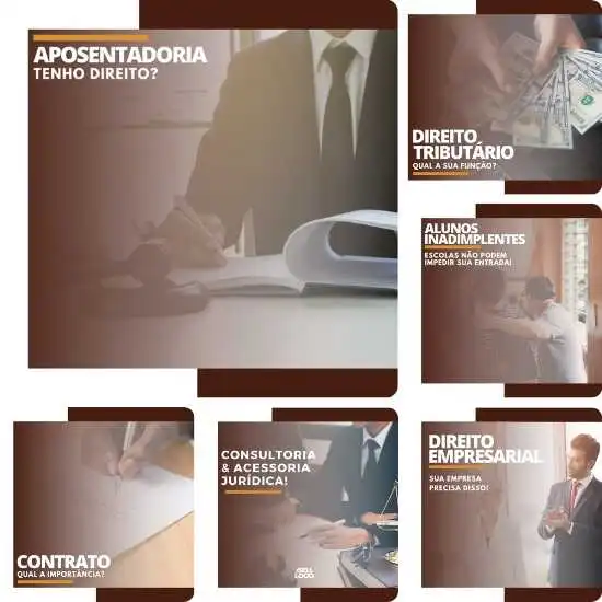 Posts Prontos para Advogados Pack Canva com 10 Artes EditÃƒÂ¡veis
