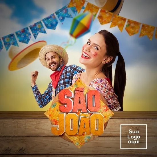 Imagem do Produto Posts Prontos para Eventos Festas Juninas São João Editáveis no Canva