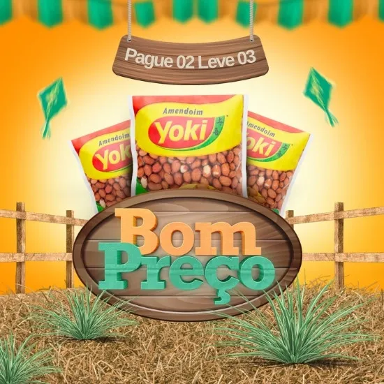 Imagem do Produto Posts Prontos para Promoções Ofertas de São João Festa Junina Editáveis no Canva