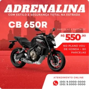Posts Prontos para Loja de Motos - Pack Canva com 10 Artes Editáveis