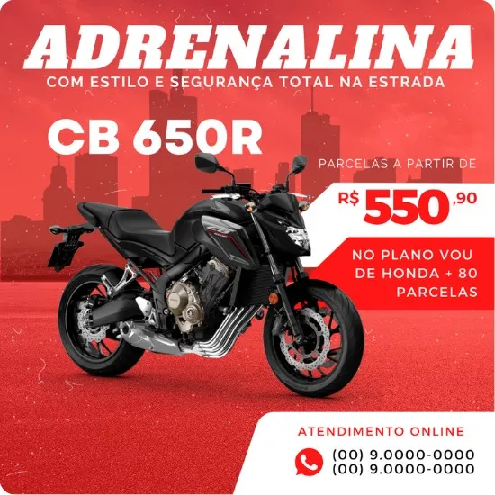 Posts Prontos para Loja de Motos - Pack Canva com 10 Artes Editáveis