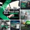 Posts Prontos para Motorista de Aplicativo 02 - Pack Canva com 10 Artes Editáveis