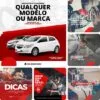 Posts Prontos para Oficina Mecânica 02 - Pack Canva com 13 Artes