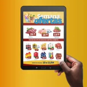Encarte para Supermercado Editável no Canva
