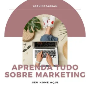 Pack de Posts Editáveis no Canva para Marketing Digital