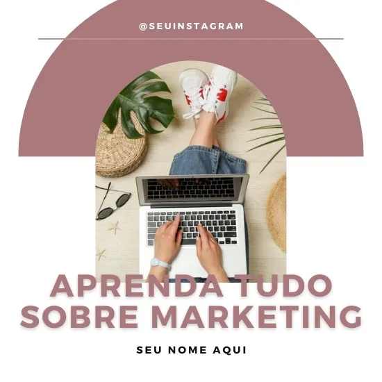 Pack de Posts Editáveis no Canva para Marketing Digital