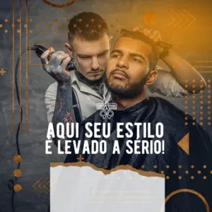 Imagem do Produto Pack de Posts para Barbearia Artes Editáveis no Canva com 20 Posts