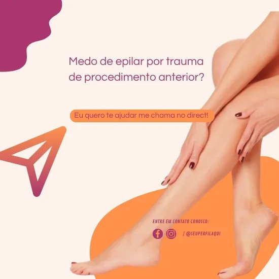 Imagem do Produto Posts para Clínica de Depilação a Laser Editáveis no Canva com Títulos e Legendas