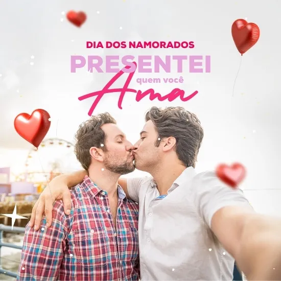 Imagem do Produto Posts para o Dia dos Namorados Editáveis no Canva