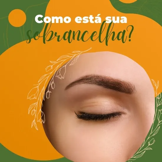 Imagem do Produto Posts Prontos para Micropigmentação de Sobrancelhas Editáveis no Canva com Títulos e Legendas