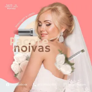 Imagem do Produto Posts Prontos para Salão de Cabeleireiro Editáveis no Canva com Títulos e Legendas