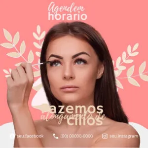Imagem do Produto Posts Prontos para Salão de Cabeleireiro Editáveis no Canva com Títulos e Legendas