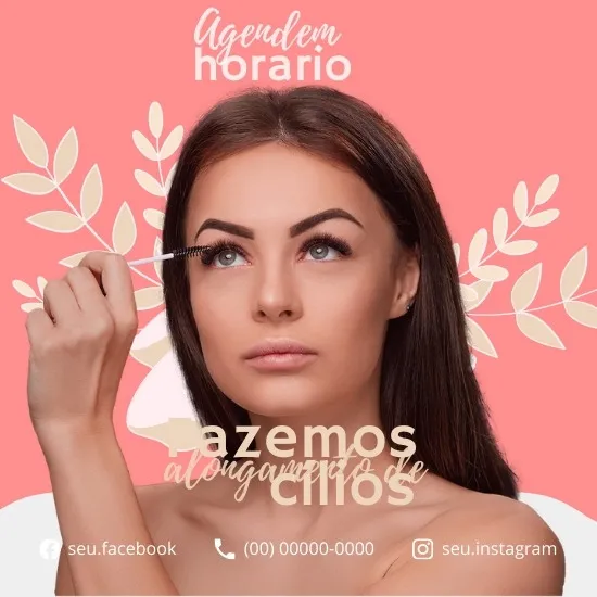 Imagem do Produto Posts Prontos para Salão de Cabeleireiro Editáveis no Canva com Títulos e Legendas
