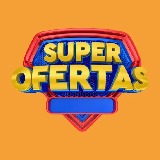 Logotipos Letreiros para Ofertas e Promoções 3D em PNG