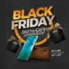 Pack de Artes Black Friday Editáveis no Canva Posts com Títulos e Legendas