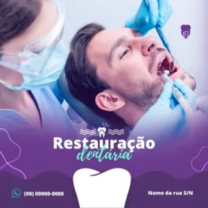 Pack de Posts e Templates para Dentistas _ Artes Editáveis no Canva + Textos e Legendas Inclusos